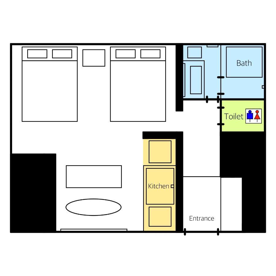 Aparthotel Grand Base Hakata Premium Fukuoka  Exterior foto